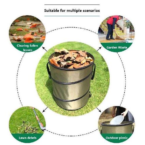 1Pc Garbage Storage Trash Bag Portable Collapsible Up Trash