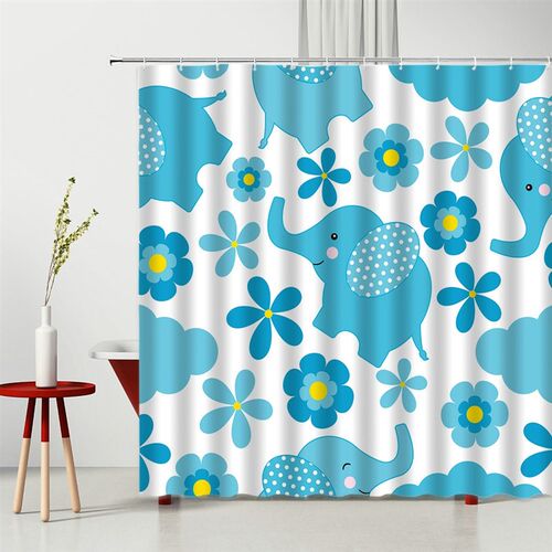 Printed Shower Curtain Bathroom Accessories Shower Anti mol