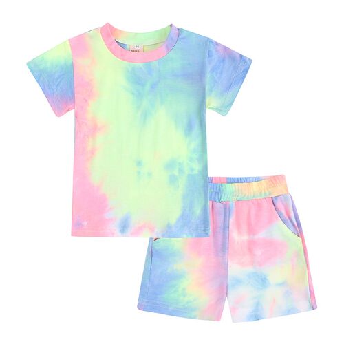 New Tie Dye For Newborn Baby Boy Girl Clothes Infant Print O