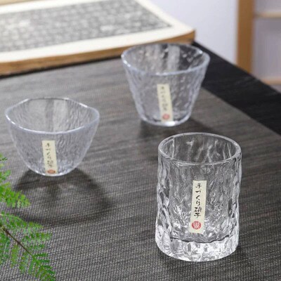 Japanese Style Fuji Mountain Glass Cup Fashioned Rock Glasse