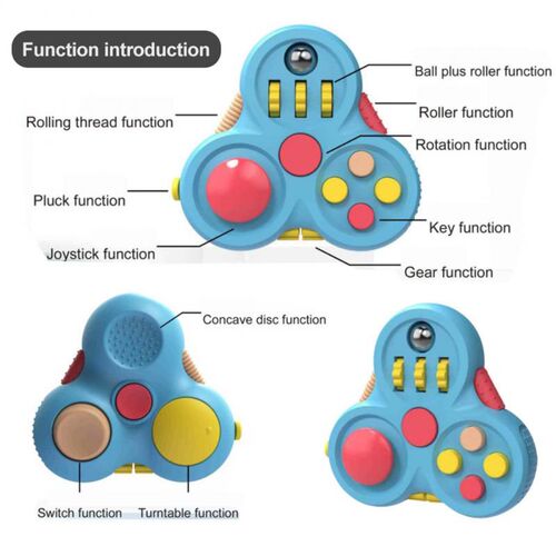 Decompression Toys Rotating Magic Bean Cube Fidget Toy Trian