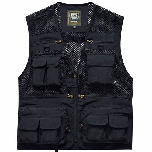 Thin Vest Mens Outdoor Photography Fishing Multi-pocket Wat