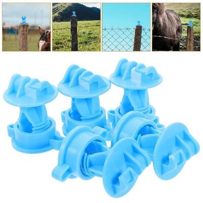 50 Pcs Wire Rabbit Cage Fence Insulator Kit Line Insulators