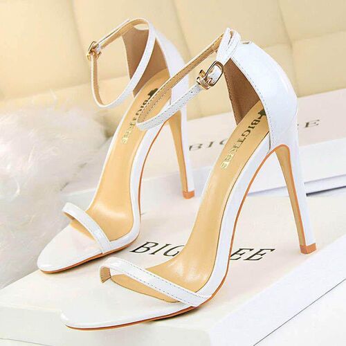 Shoes Super High Heels 11cm Women Shoes Patent Leather Woman