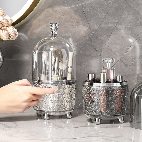 Makeup storage box Desktop makeup brush storage bucket