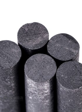 5pcs Black Carbon Rod  99.99% Graphite Electrode Cylinder Ro