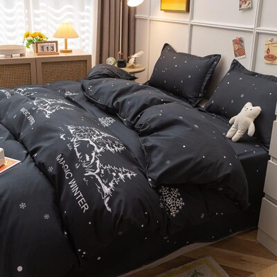 4pc bedsheet set bed sheet quilt blanket duvet cover sets