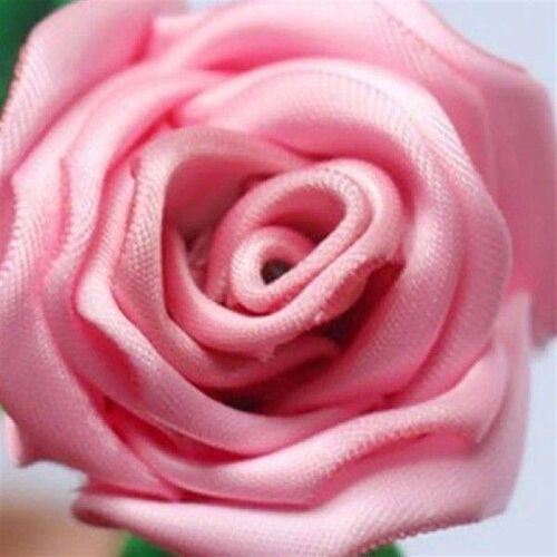 5 Roll Solid Color Ribbon 4cm Double Face Satin Ribbon For
