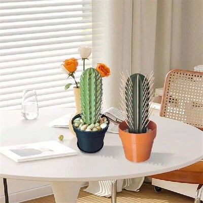 Cactus Toothpick Holder 3D Printed Cactus Shape Toothpick
