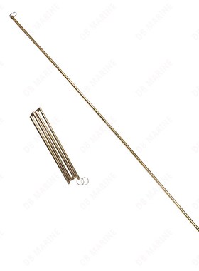 IMP70308 370309铜测深杆 量水尺 探深棒 船用测深折尺 量油尺