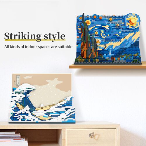 Creative World Famous Paintings The Starry Night MOC The Gre