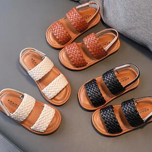 Open Toe Fashion Girl Summer Braided Vacation Childr Sandals