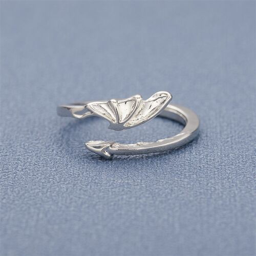 New Gothic Punk Couple Rings Angel Demon Paired Open Ring Se