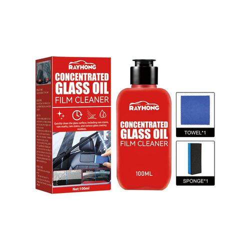 Rayhong Concentrated Glass Oil Film Cleaner - Removes Grease