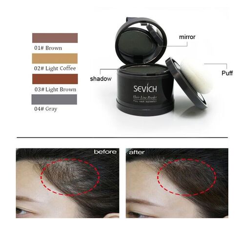8 color Hair Fluffy Powder Hairline Shadow Powder Natural In
