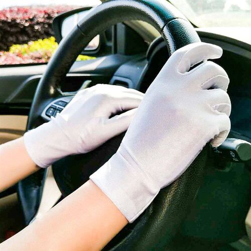 Summer Thin Sun Protection Gloves Men Women Fashion Black