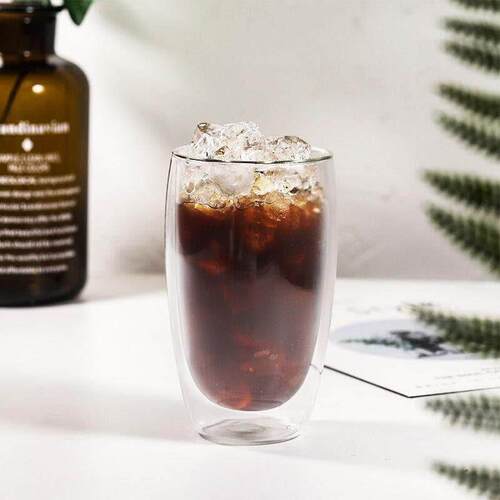 Water glass mug Coffee Cup Set Heat-resistant Double Handle.