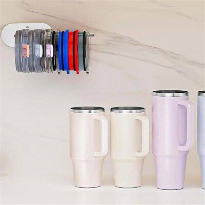 Lid Hanger Organizer Glass Lid Storage Hook Kitchen Cabinet