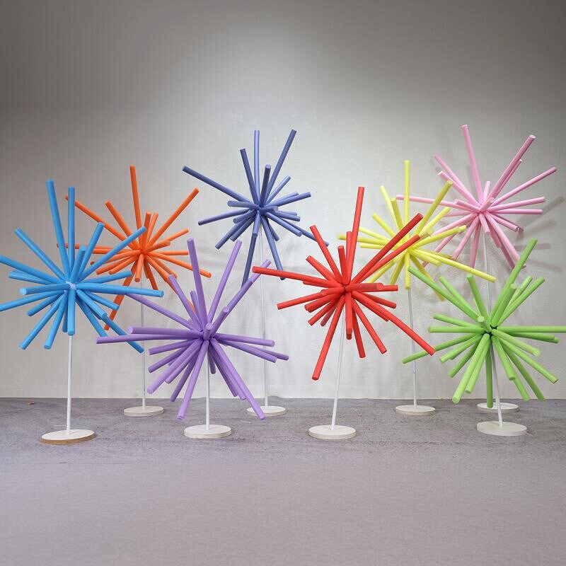 多巴胺烟花绽放路引舞台迎宾摆件彩色花园风酒店婚礼堂道具装饰,节庆用品/礼品,路引,淘宝优惠券,粉丝福利购,淘宝优惠卷