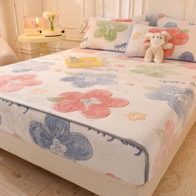 Thickened Snowflake Velvet Bed ver Simmons Full Enclosure Pr