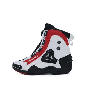 Motorcycle Shoes Men Racing Bike Boots Breathable Sreet Ridi