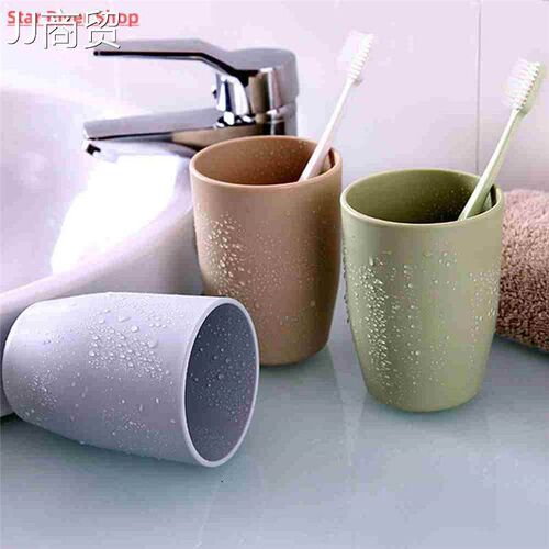 Solid Color Brushing Toothpaste Cup Toothbrush Holder Cup Pl
