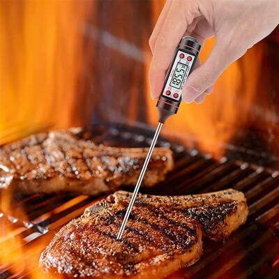 New Digital Cooking ThermomeBter Food Probe Meat Candy Jam