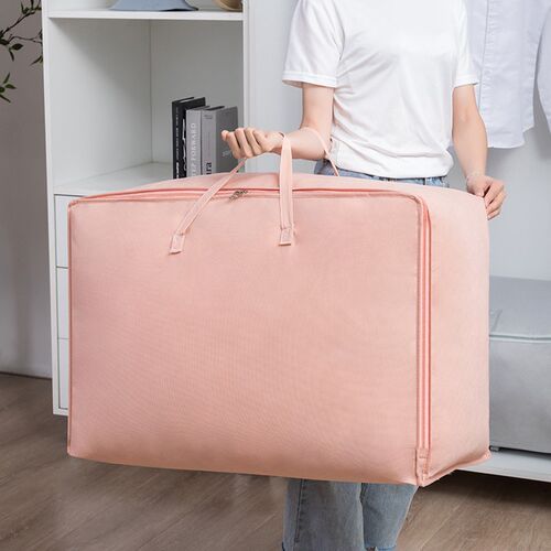 Moisture Proof Organizer Quilt Clothes Storage Bag Large Cap