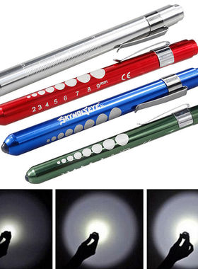 Medical First Aid LED Reusable Pocket Light Pen Flashlight D