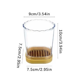 Slicer With Push Fruit Manual Speed Plate Cup Vegetable