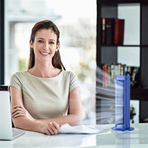 Portable Tower Fan Personal Fan 3 Speeds Desktop Fan Quiet