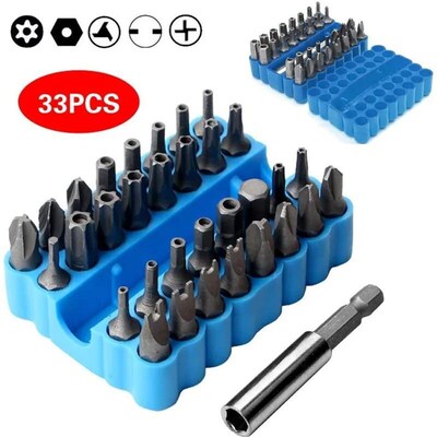 New 33pcs Electric Screwdriver Bit Combination Set Hexagonal