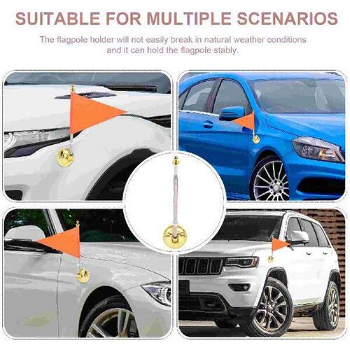 Base Suction Cup-type Flagpole Car-mounted Wall-mounted