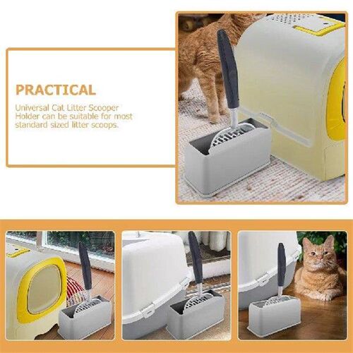 Junk Case Color Matching Cat Litter Scoop Base Storage