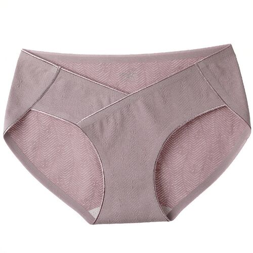 Cotton Maternity Briefs Across V Low Waist Belly Underwear f