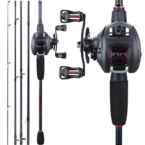 Sougayilang 1.8-2.4m Fishing Rod Combo Portable 5 Section Ca