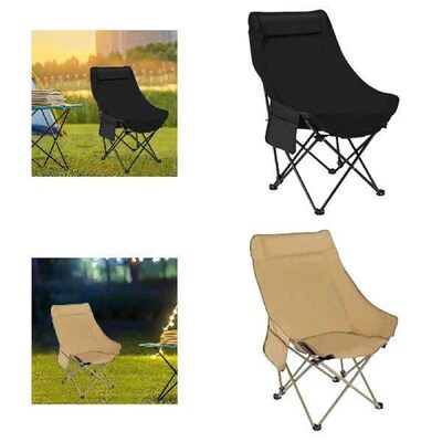 Foldable Chair Multi-scenario Solid Camping Gear for Garden
