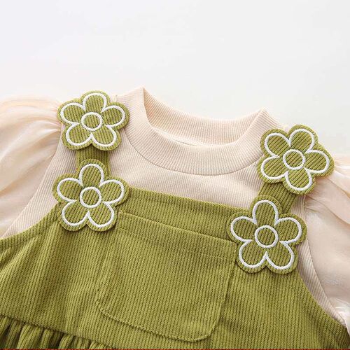 babys spring casual dress two-piece suit princess western