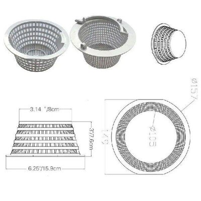 Universal Skimmer Basket Pool Cleaning Tools Plastic