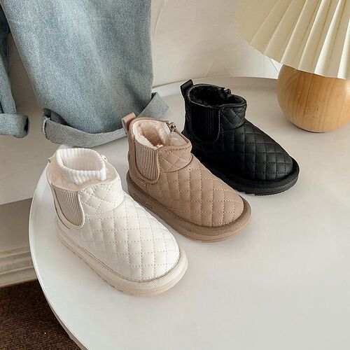 Baby Snow Boots Girls 2025 Cotton Shoes Toddler Shoes Plus V