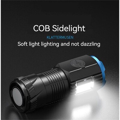 Super bright Led mini flashlight sidelight portable magnet