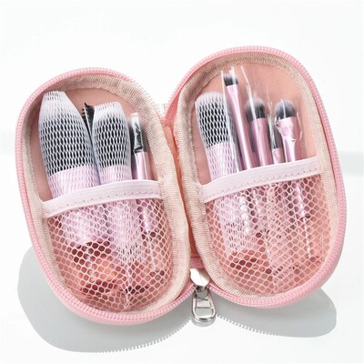 Mini Makeup Brush Set with Storage Bag, Versatile Soft Trave