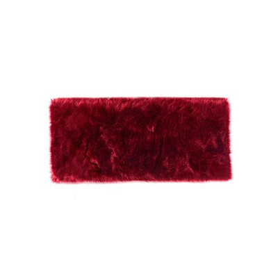 Pink Spot Wool Bedroom Bay Window Balcony Mat Plush Carpet T