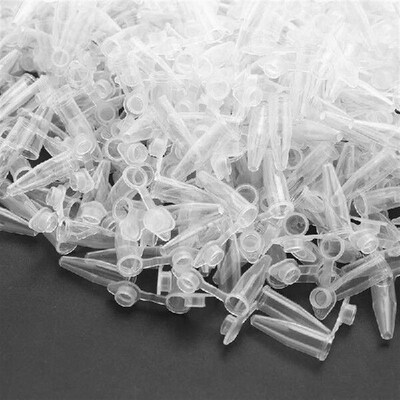 2000 Pcs 0.2Ml Round Bottom Centrifuge Tubes W Attached