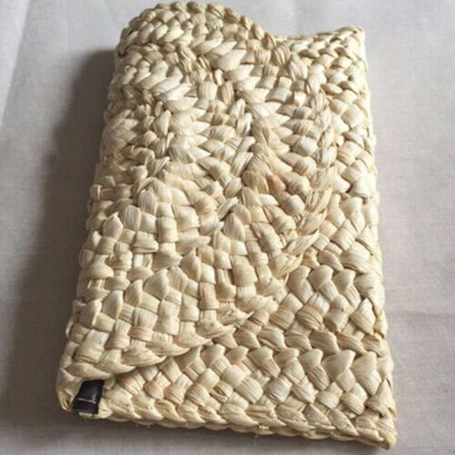 Fashion Bohemia Beach Bag Women Summer Envelop Straw Hand-Wo