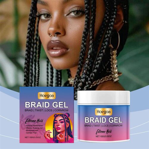 HOEGOA Braiding Gel for Styling, Nourishing and Moisturizing