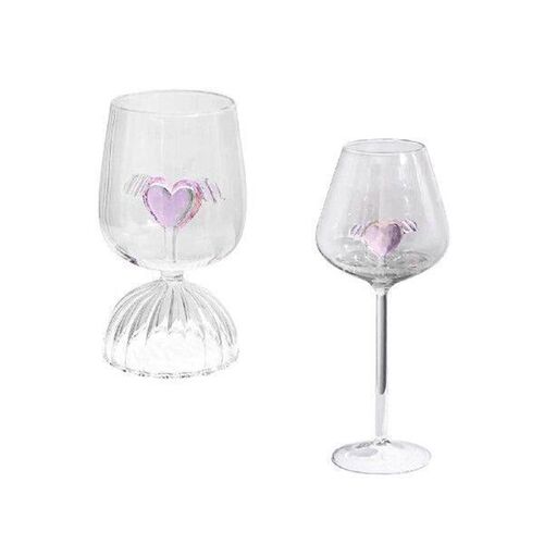 Clear Drinking Cup Cocktail Glass Martini Goblet Cup for