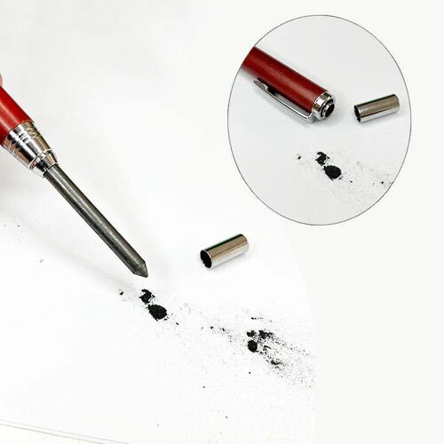 5.6mm Wooden Art Drawing Pencil with 2B 4B 6B 8B Lead Studen