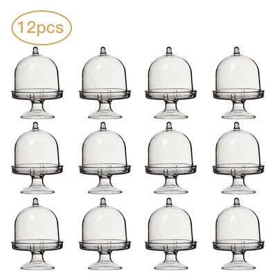 24pcs Plastic Candy Box Wedding Gift Boxes For Guests Tray M