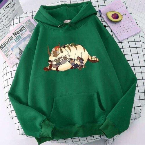 Avatar The Last Airbender Aang Appa Kawaii Cartoon Women Hoo